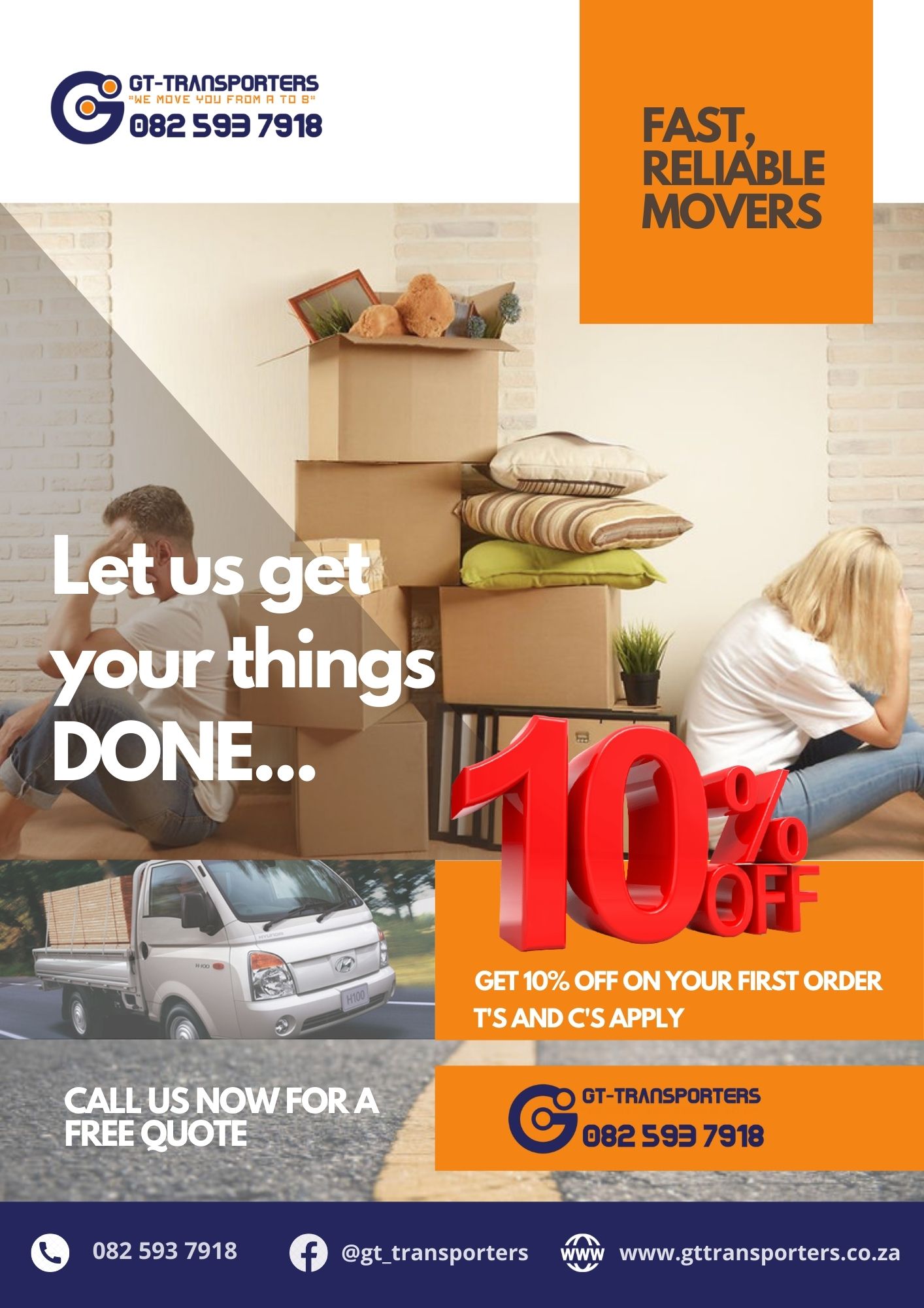 for the best Moving and Delivery services , contact us for a FREE QUOTE